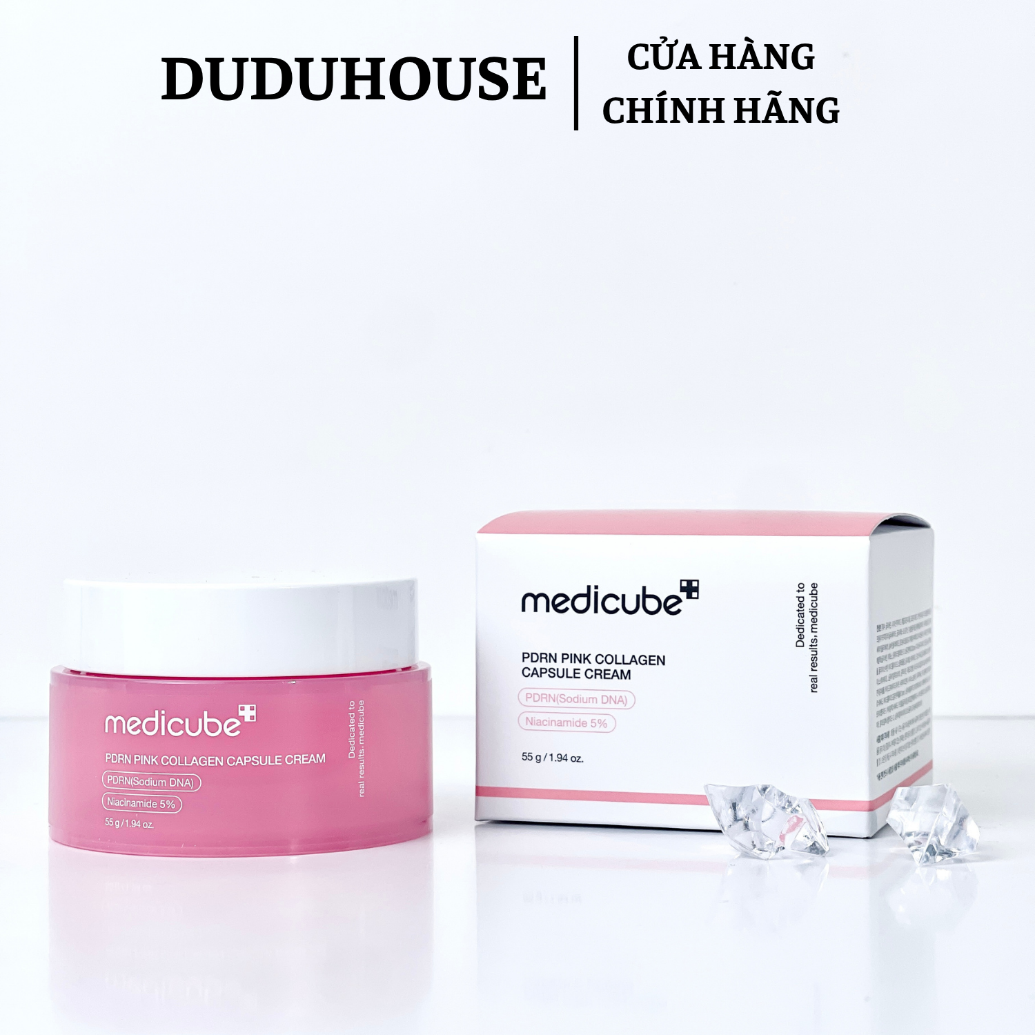 Kem Dưỡng Medicube PDRN Hồng Fullsize 55g