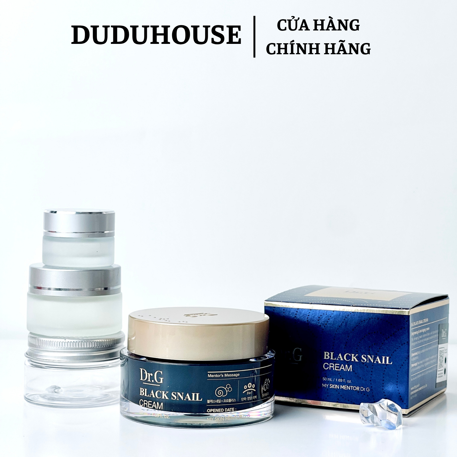 Kem Dưỡng Ốc Sên Đen Dr.G Black Snail Mẫu Thử 10g