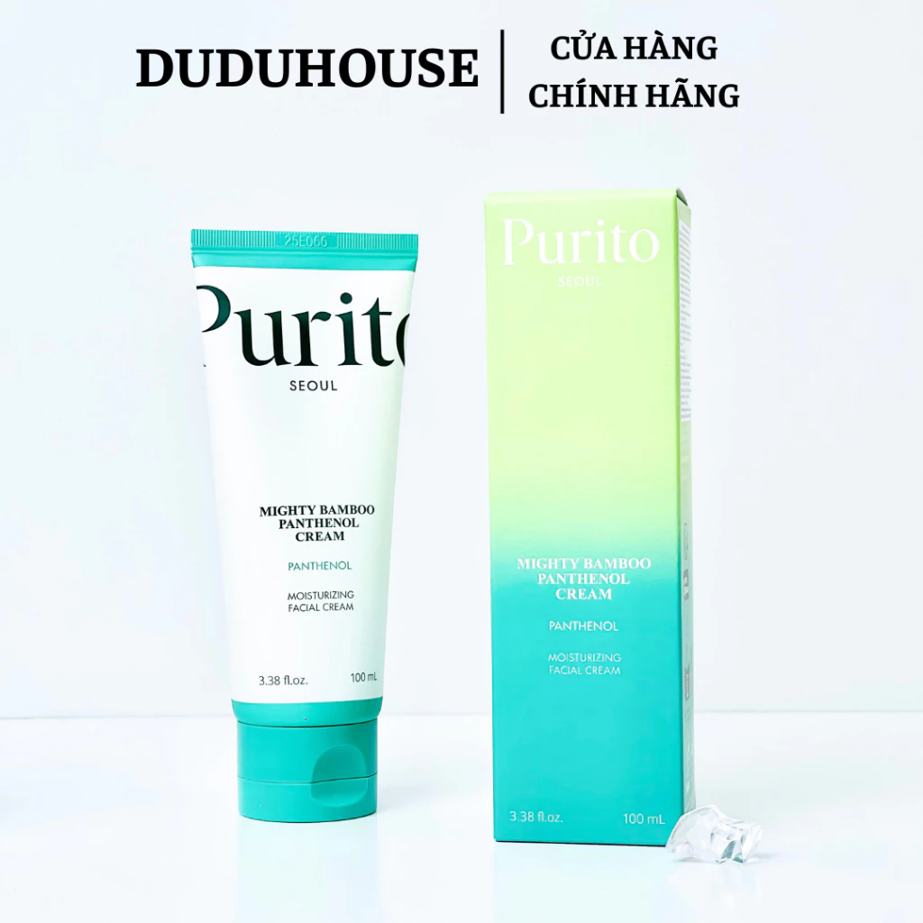 Kem Dưỡng Purito Mighty Bambo Panthenol Fullsize 100ml