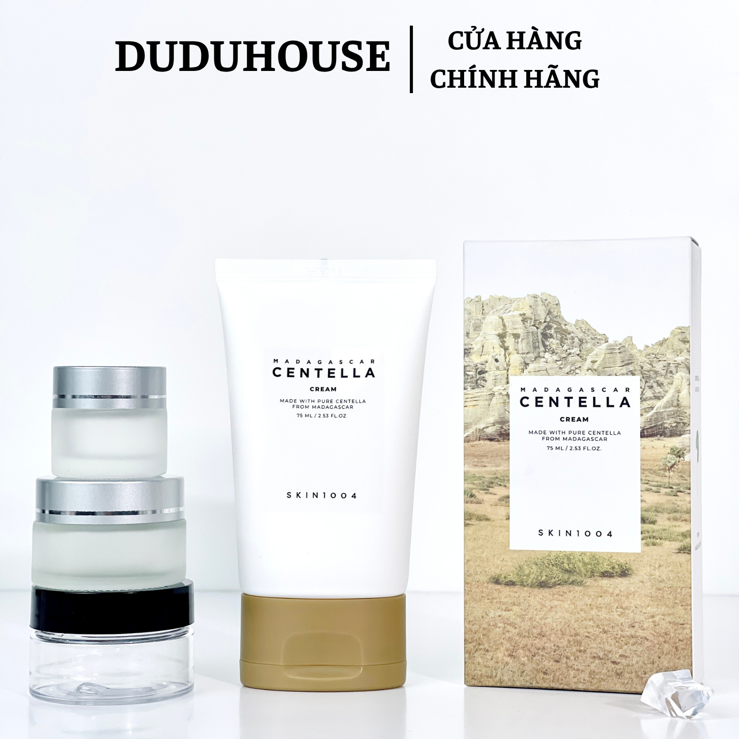 Kem Dưỡng Rau Má Skin1004 Cream Mẫu Thử 10ml