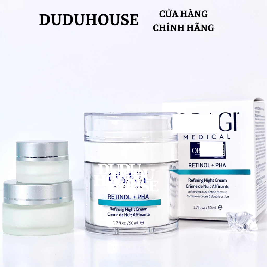 Kem Dưỡng Tái Tạo, Trẻ Hoá Retinol + Pha Obagi Mẫu Thử 10ml