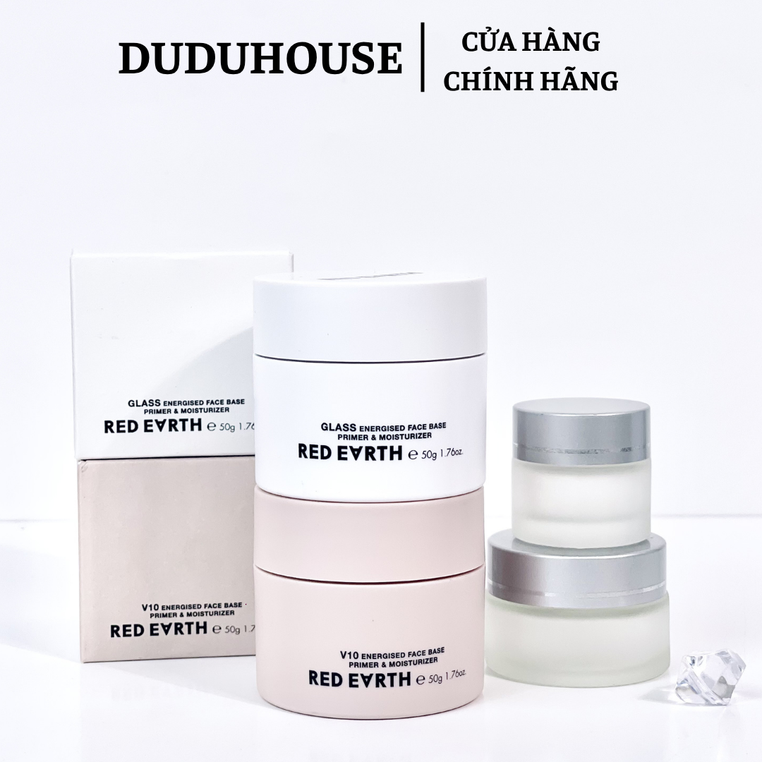 Kem Lót Red Earth V10 Glass Trắng Mẫu Thử 10ml