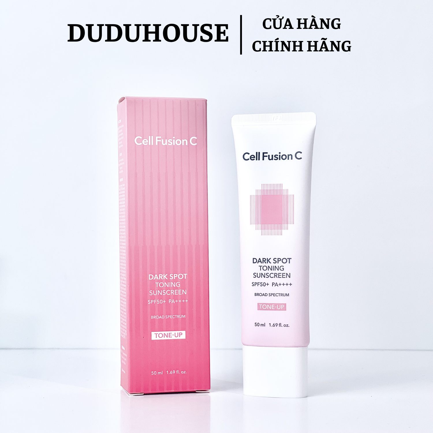 Kem Nền Chống Nắng Cell Fusion C Hồng Fullsize 40ml
