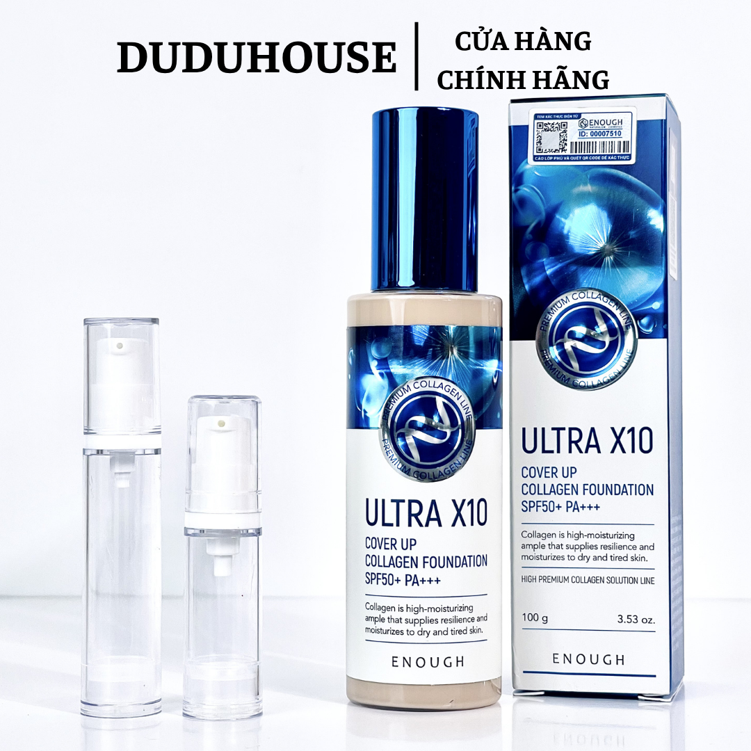 Kem Nền Collagen Ultra X10 Tone 21 Mẫu Thử 10g