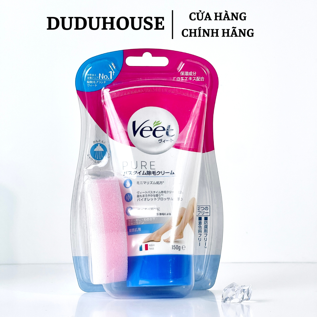 Kem Tẩy Lông Veet Xanh Dương Nhật Mẫu Thử 30ml