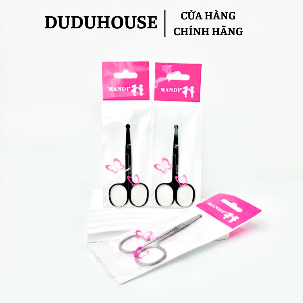 Kéo Cắt Lông Mũi, Lông Mày Đầu Tròn