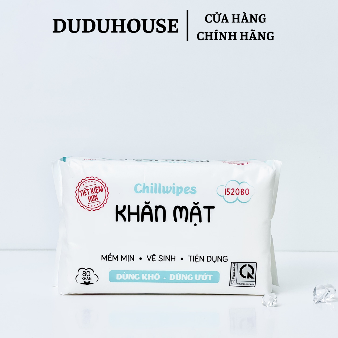 Khăn Mặt Khô Chillwipes Hình Chữ Nhật Dạng Rút