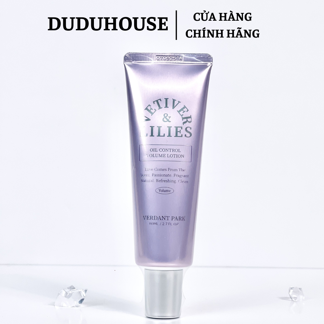 Lotion Kiềm Dầu, Làm Phồng Tóc Verdant Fullsize 80ml Kèm lược