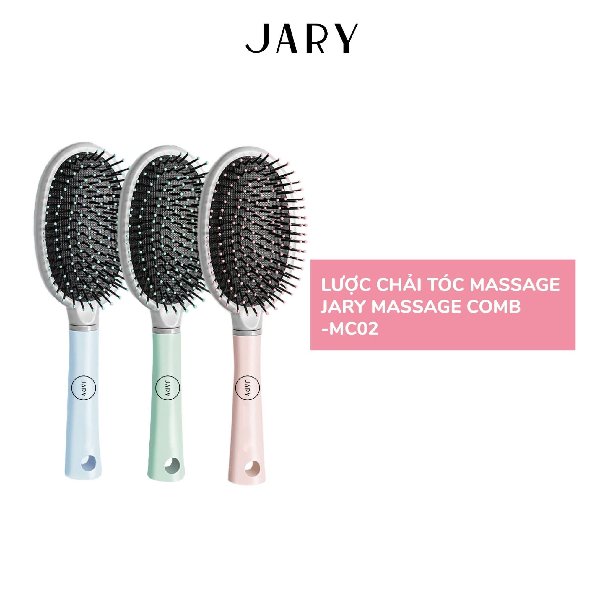Lược Chải Tóc Massage Jary Massage Comb - MC02 Hình Oval