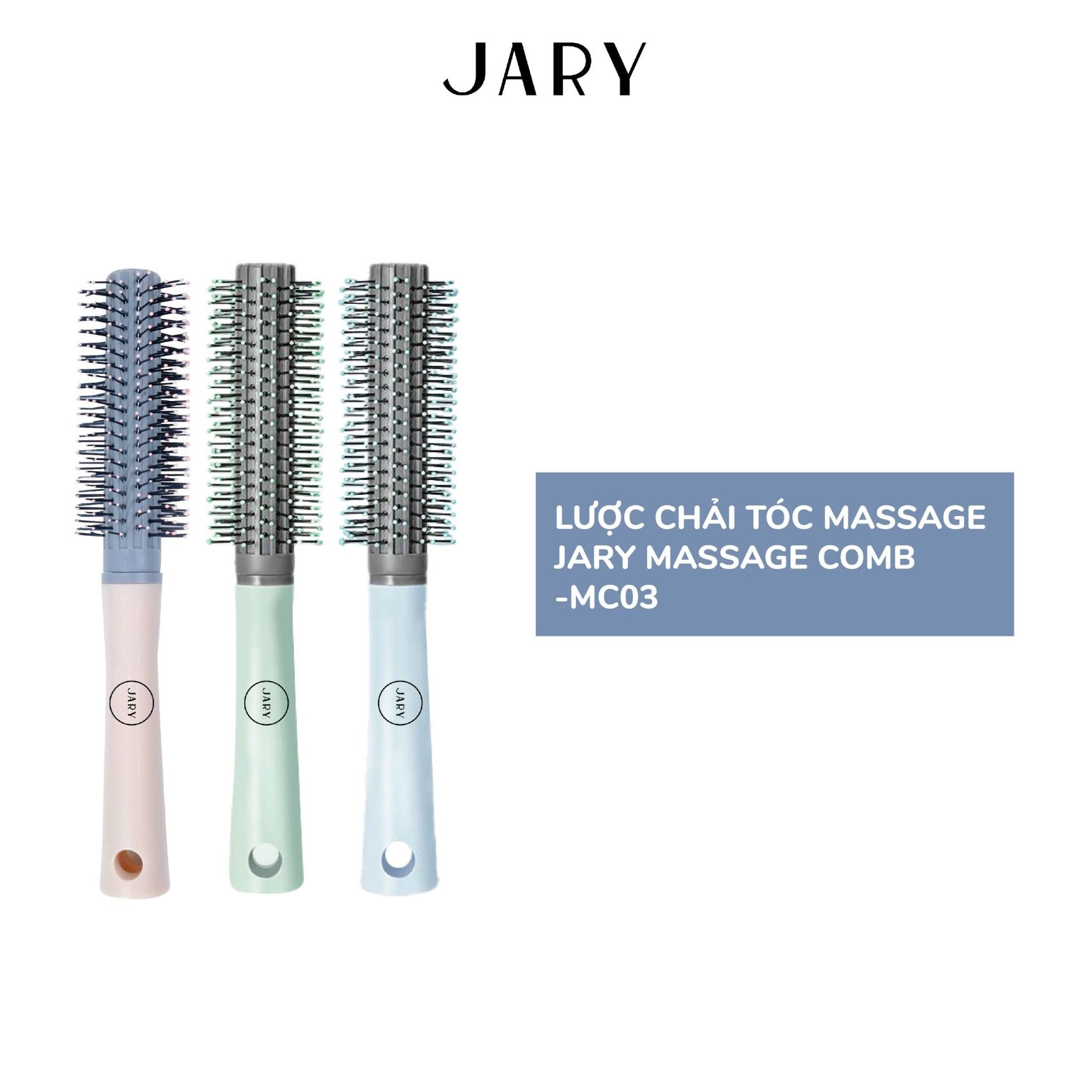 Lược Chải Tóc Massage Jary Massage Comb - MC03 Hình Trụ