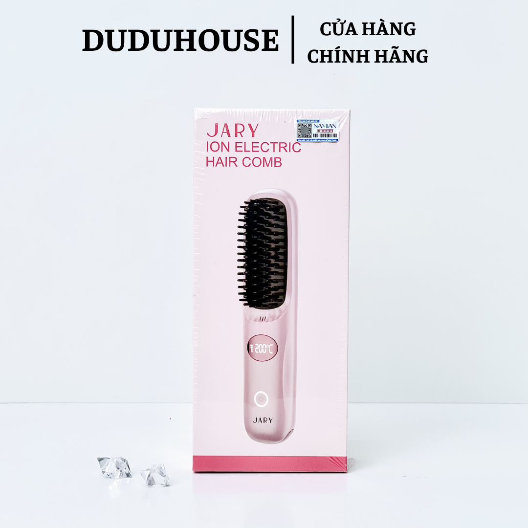 Lược Điện Chải Tóc Không Dây Ion Âm Jary Ion Electric Hair Comb