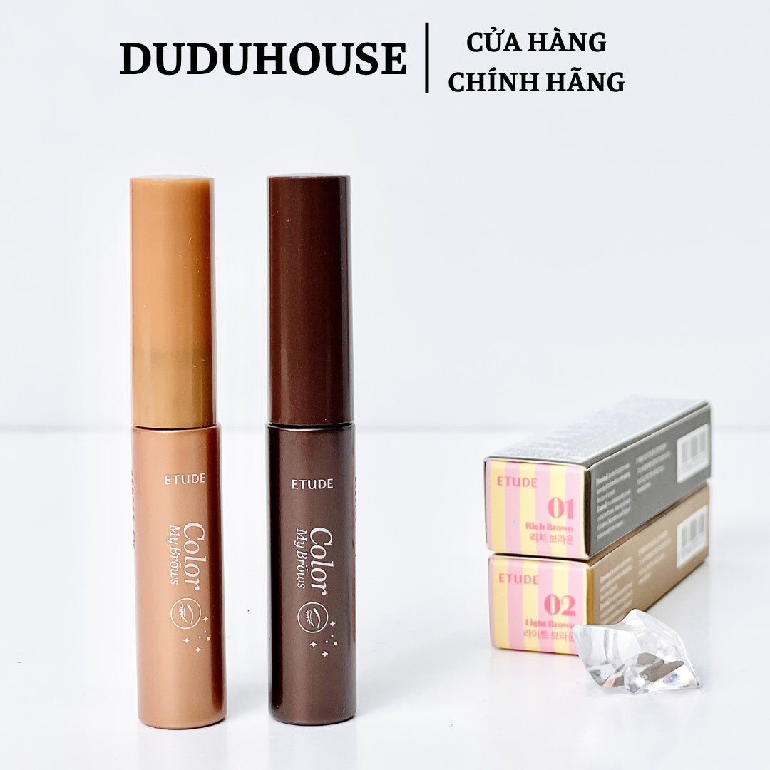 Mascara Lông Mày Etude # Màu 02 Light Brown
