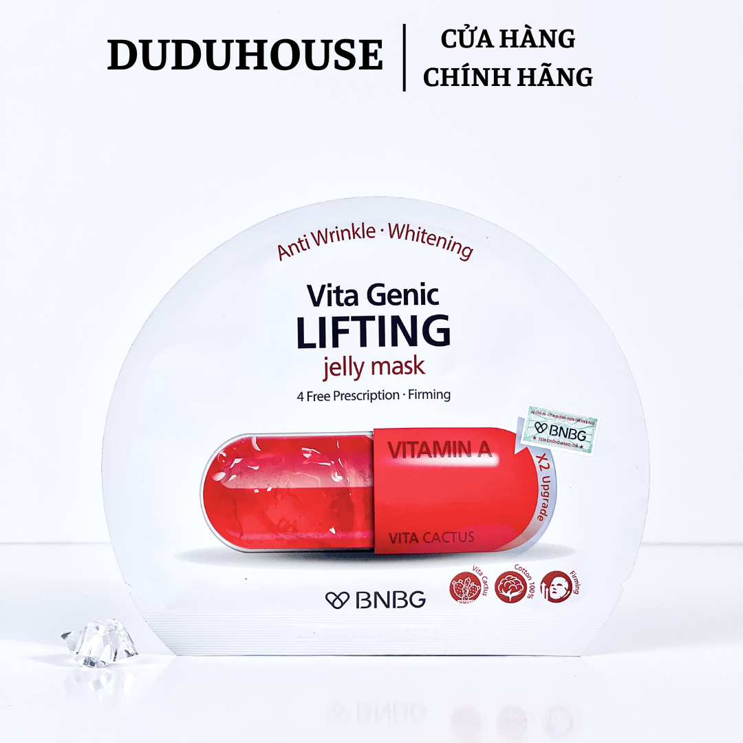 Mặt Nạ Giấy BNBG Đỏ - Lẻ 1 Miếng