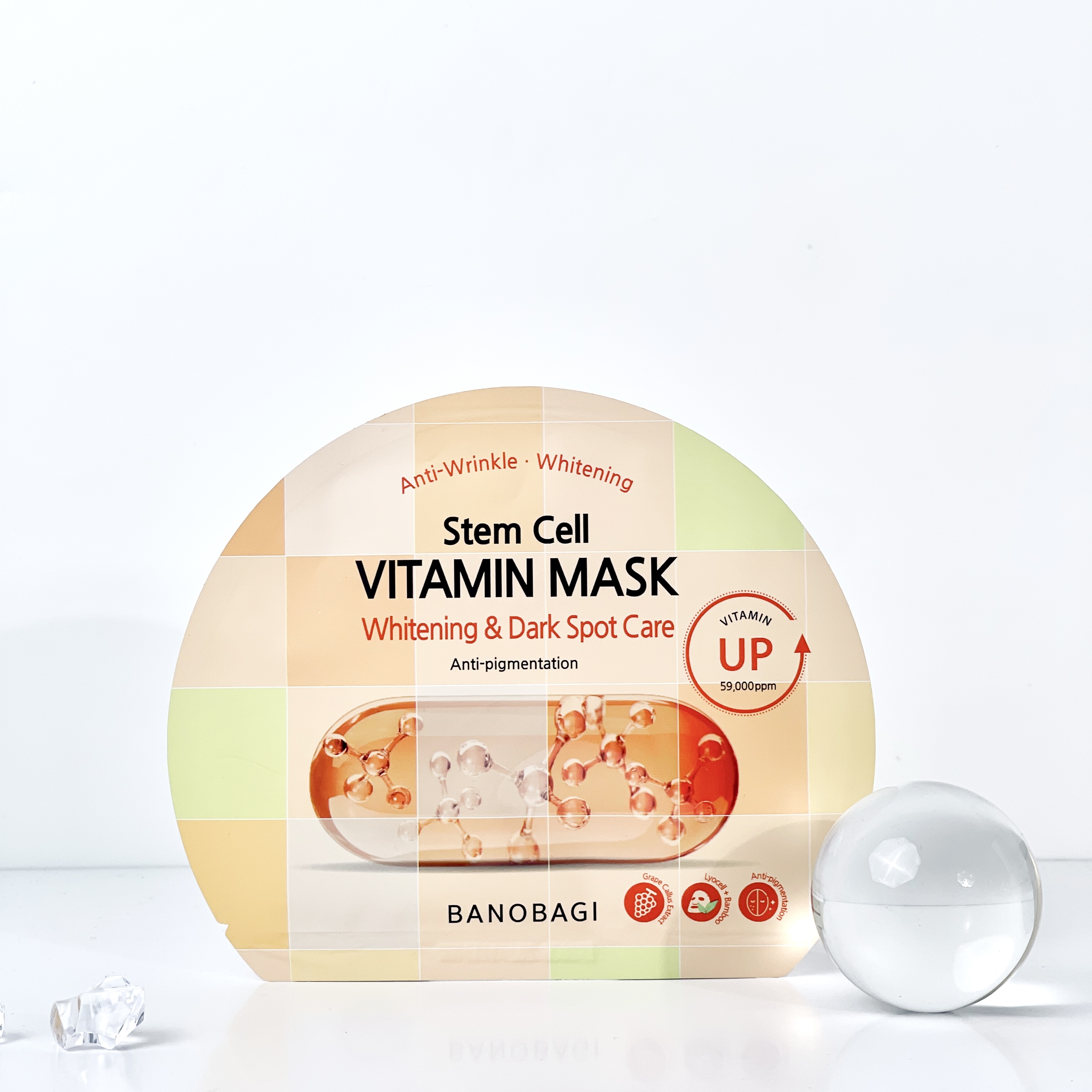 Mặt Nạ Giấy Banobagi Stem Whitening & Darkspo - Lẻ 1 Miếng