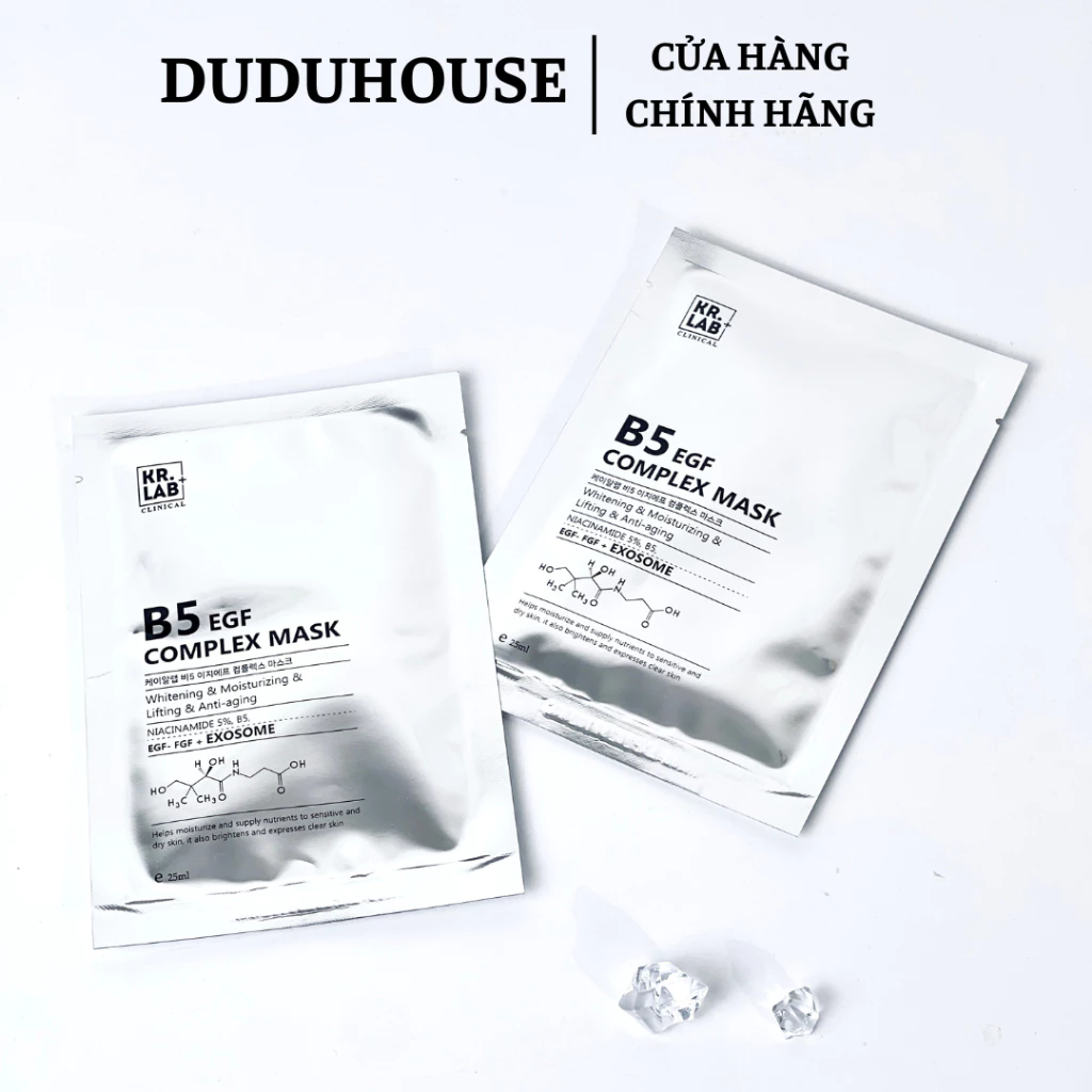 Mặt Nạ Giấy Kr.Lab B5 EGF - Lẻ 1 Cái