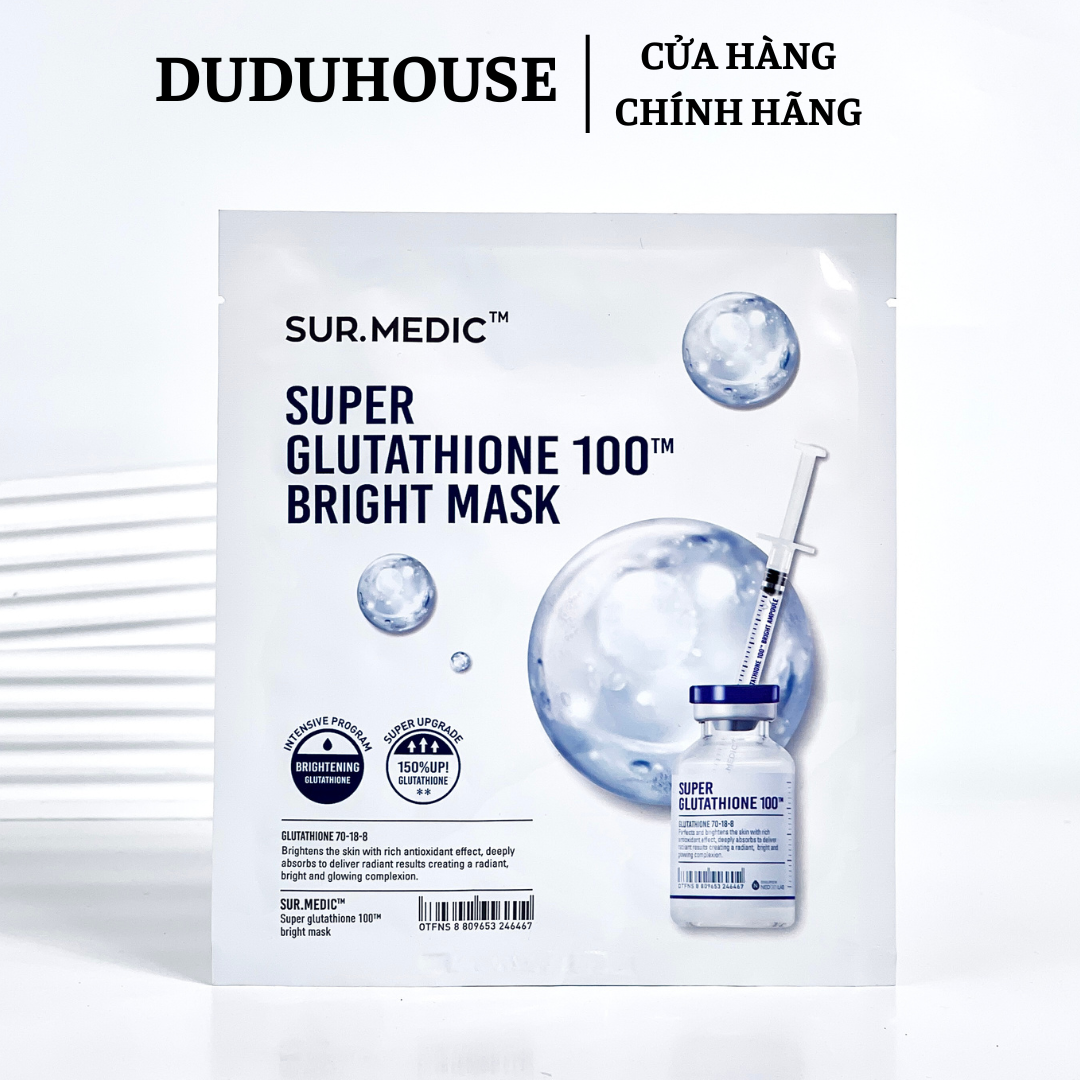 Mặt Nạ Giấy Sur.medic Glutathion - Lẻ 1 Miếng