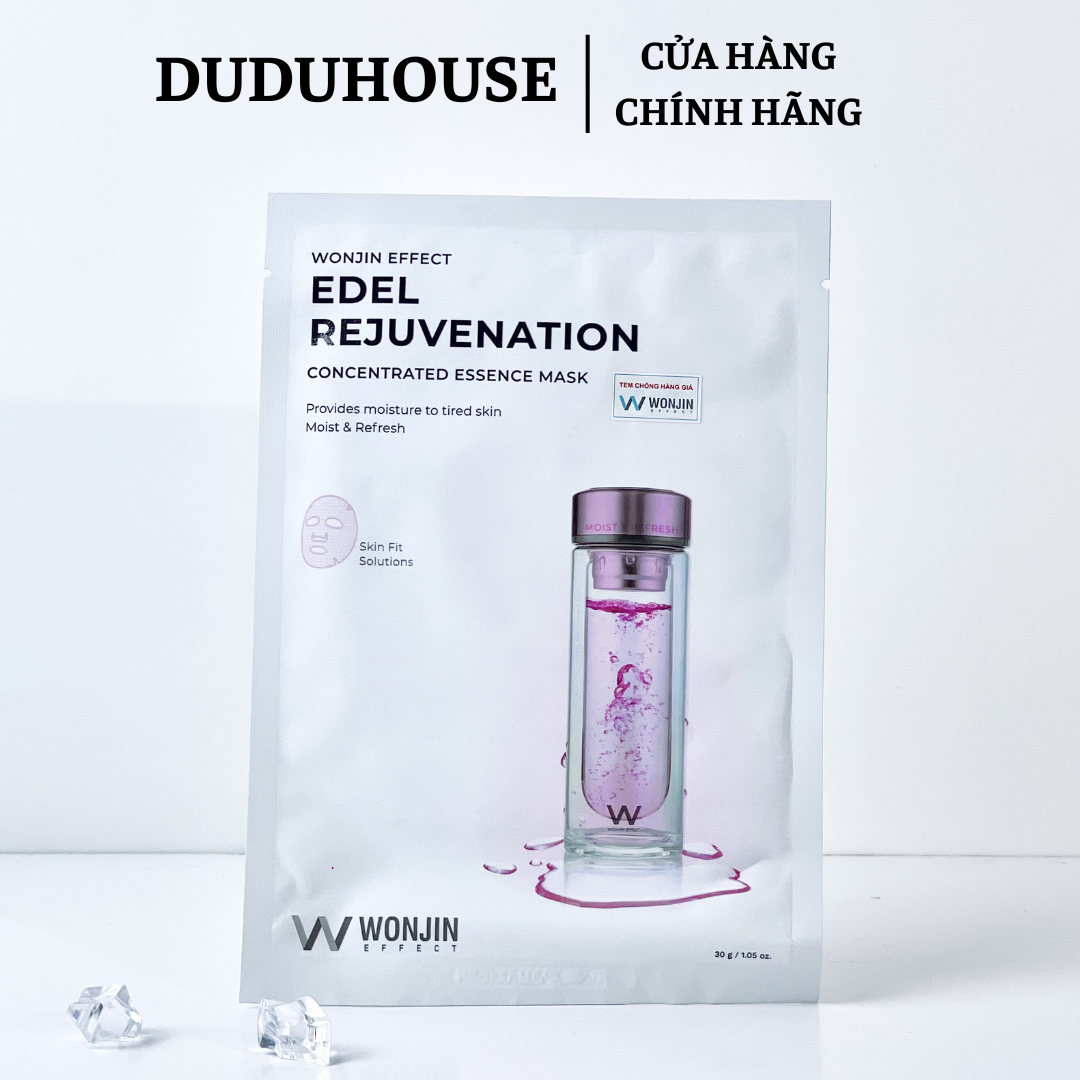 Mặt Nạ Giấy Wonjin EDEL Rejuvenation Hồng - Lẻ 1 Miếng