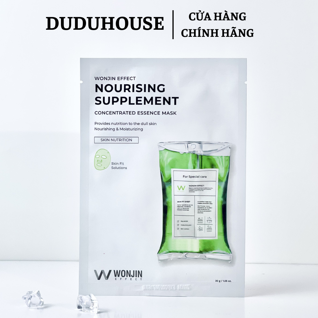 Mặt Nạ Giấy Wonjin Nourising Xanh Lá - Lẻ 1 Miếng