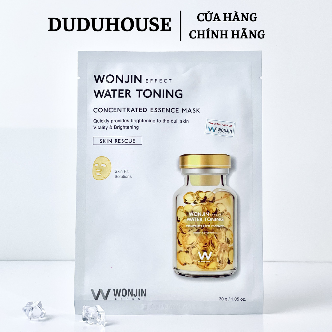 Mặt Nạ Giấy Wonjin Water Toning Vàng - Lẻ 1 Miếng