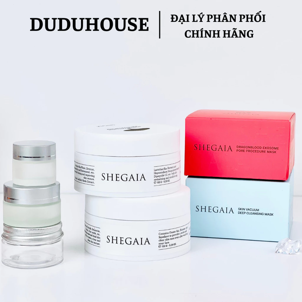 Mặt Nạ Hỗ Trợ Giảm Dầu Shegaia Vacuum Deep Cleansing Mask Chiết 30g