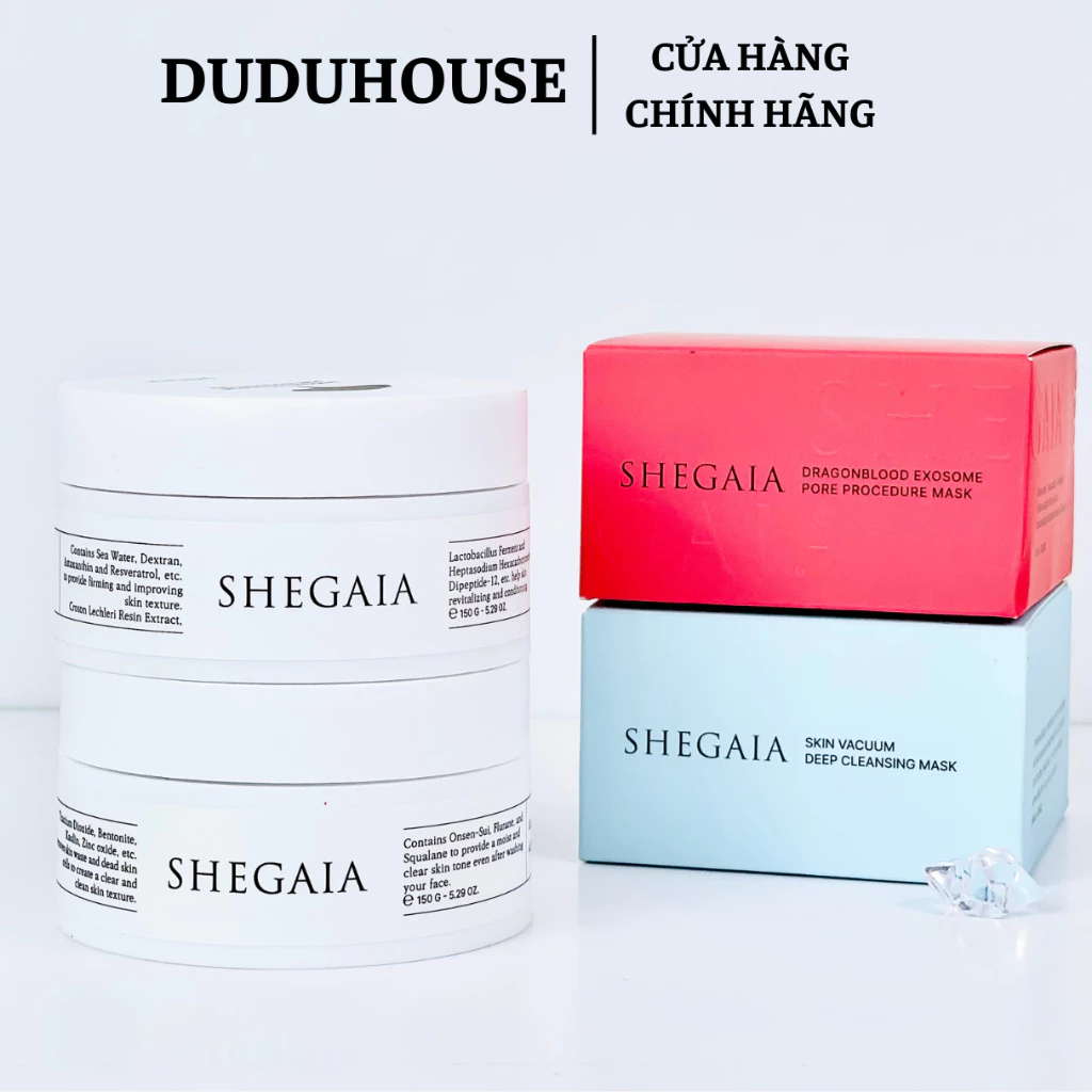 Mặt Nạ Hỗ Trợ Giảm Dầu Shegaia Vacuum Deep Cleansing Mask Fullsize 150g