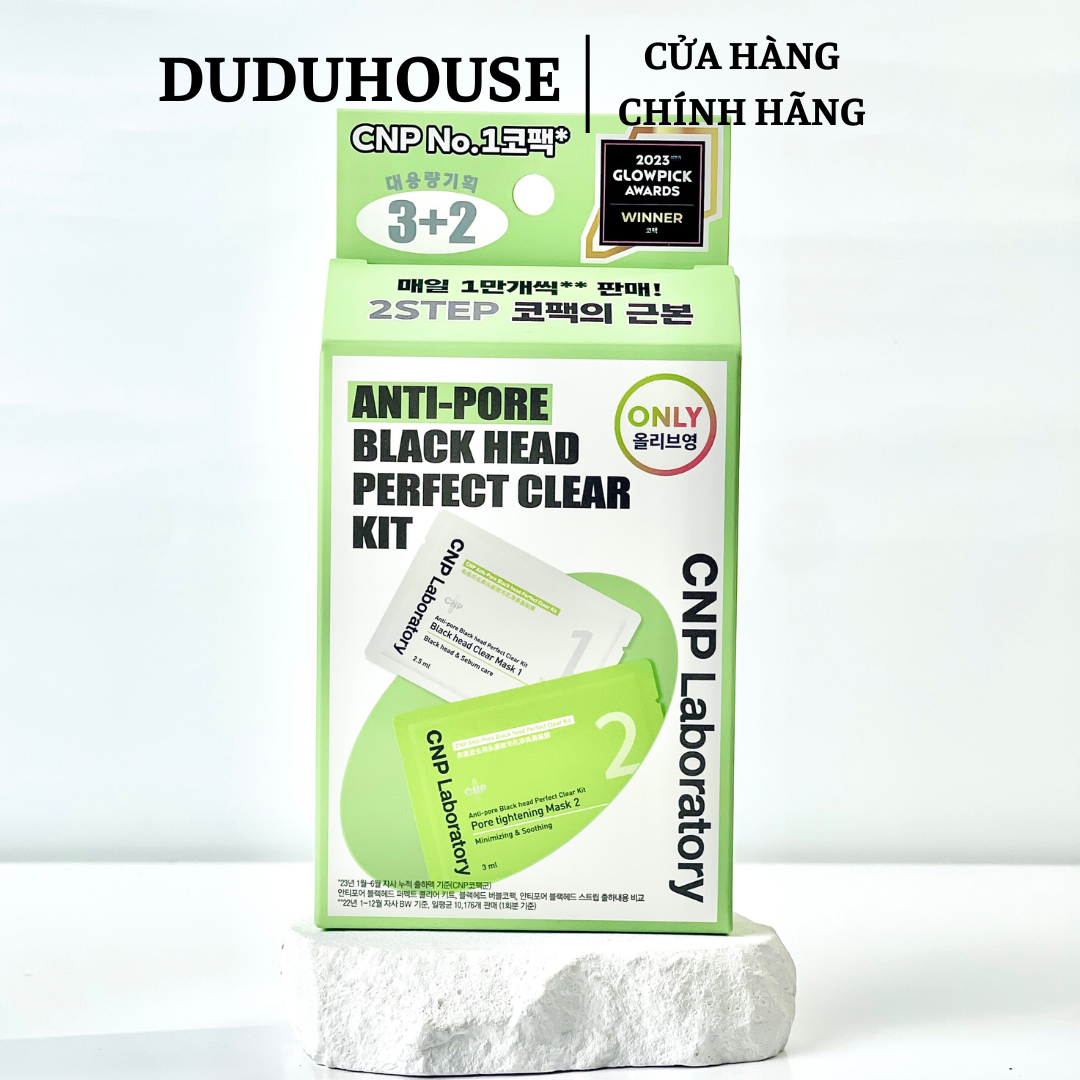 Mặt Nạ Làm Sạch Mụn Đầu Đen CNP Laboratory Full Hộp 5 Cặp