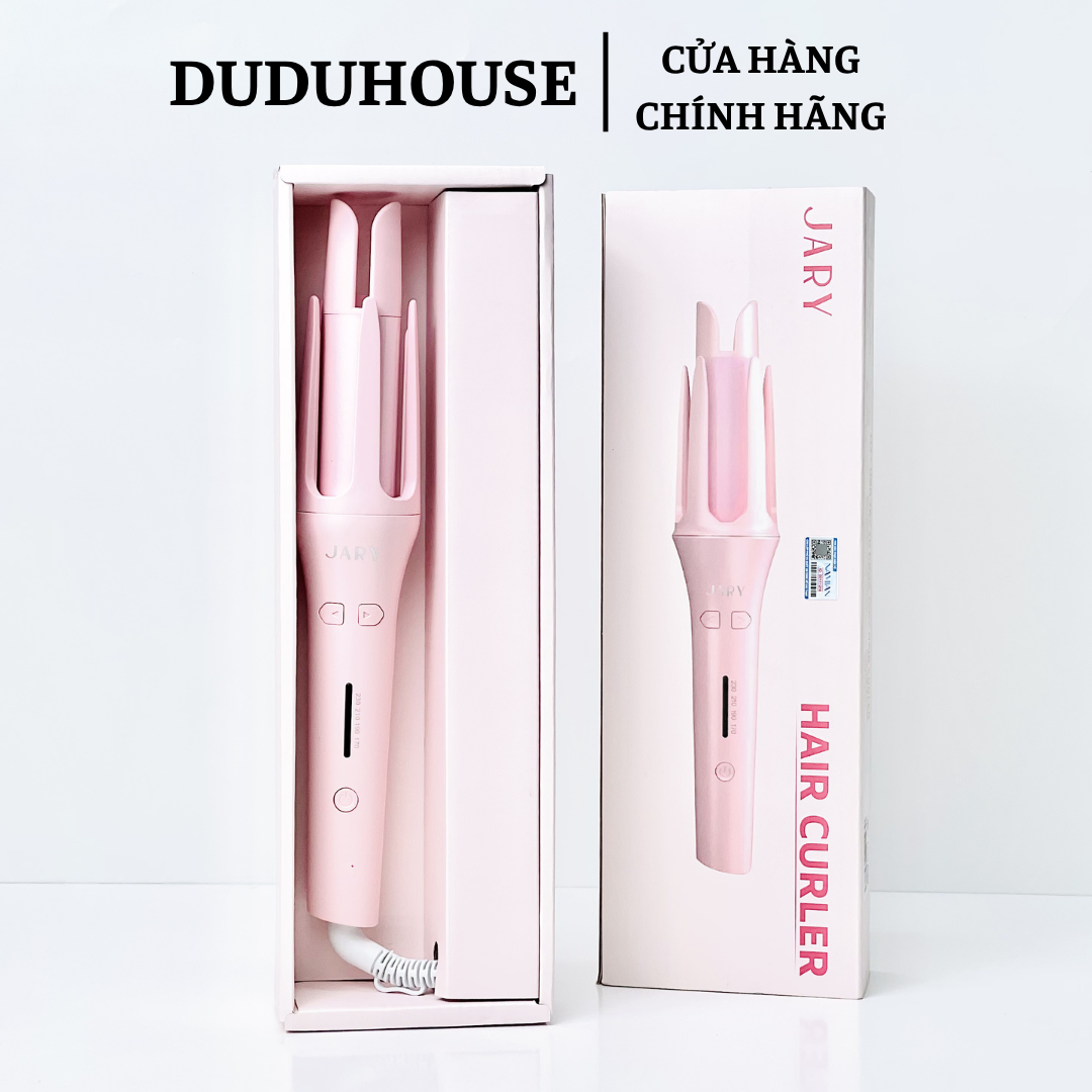 Máy Uốn Tóc Tự Động Jary Hair Curler Tone Hồng