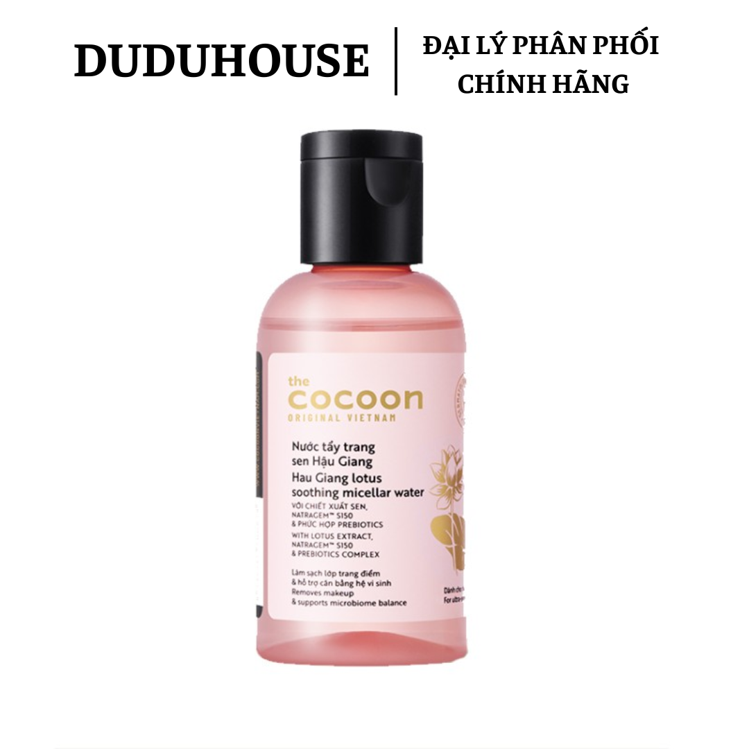 Nước Tẩy Trang Cocoon Sen Hậu Giang Minisize 50ml