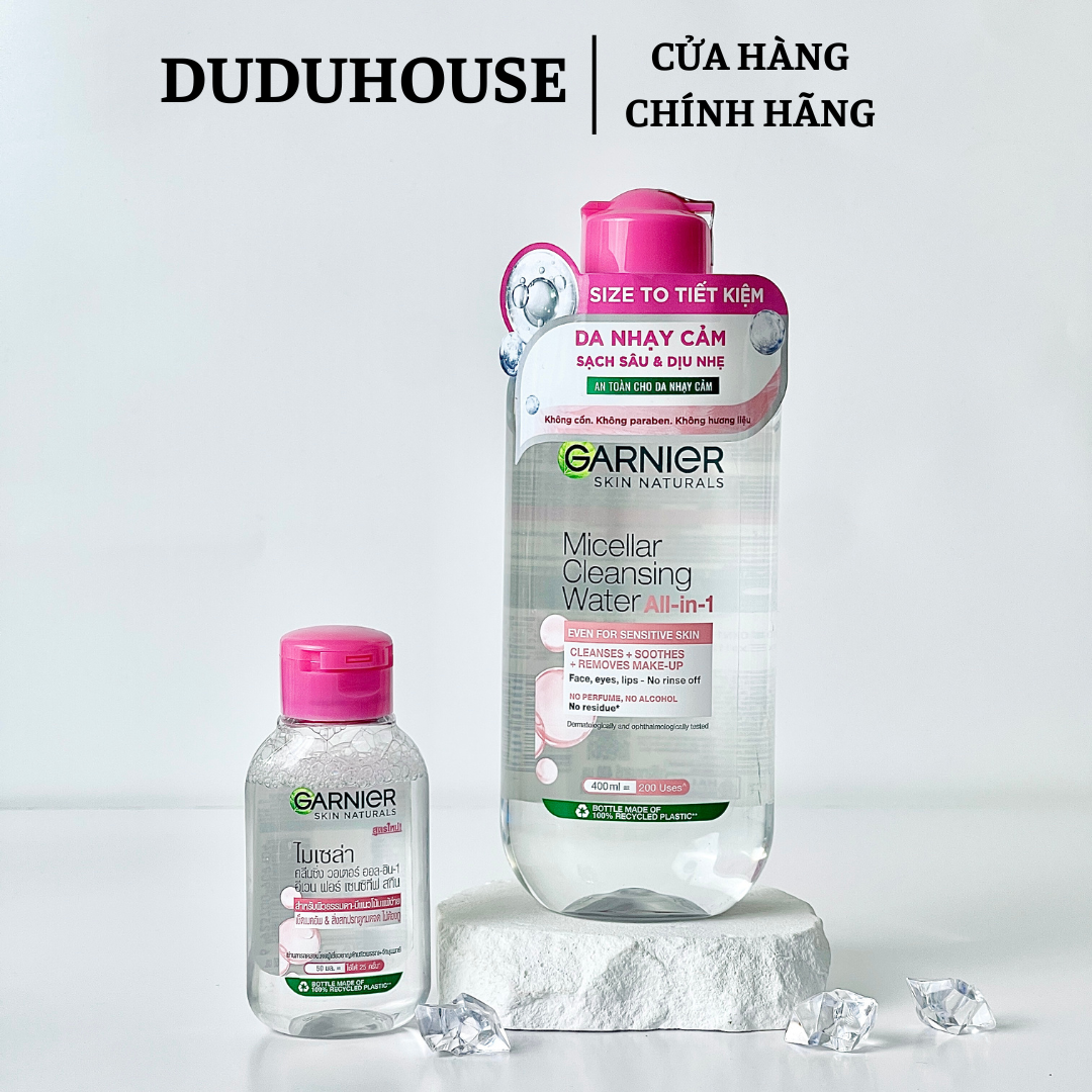Nước Tẩy Trang Garnier Hồng Fullsize 700ml