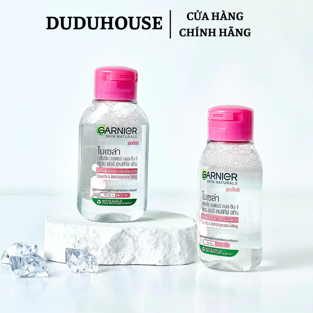 Nước Tẩy Trang Garnier Hồng Minisize 50ml