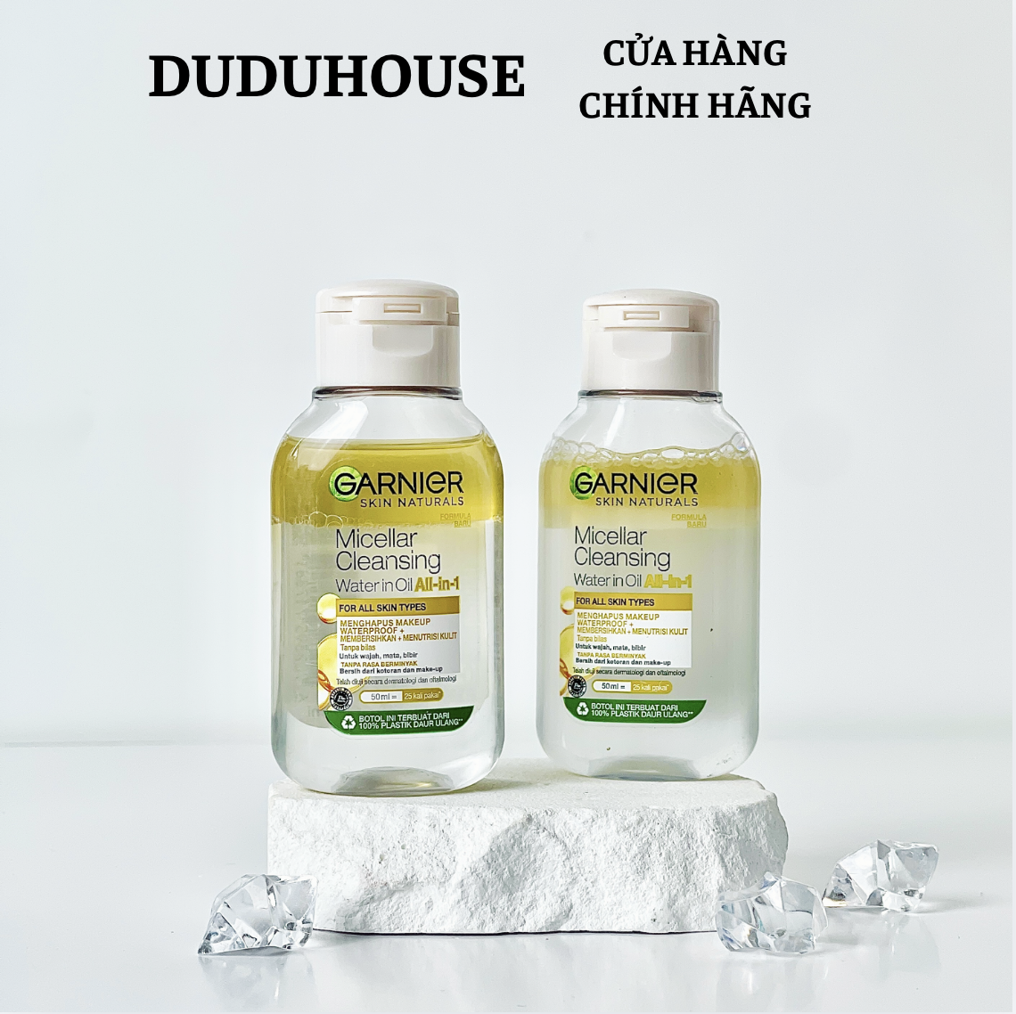 Nước Tẩy Trang Garnier Vàng Dầu Minisize 50ml