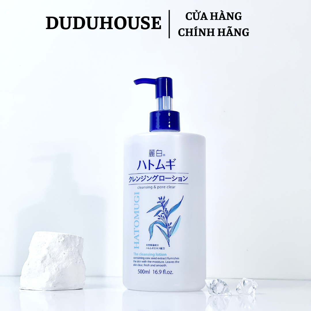 Nước Tẩy Trang Hatomugi Fullsize 500ml