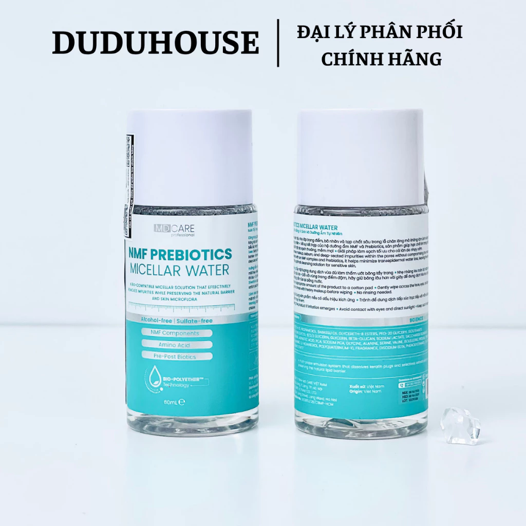 Nước Tẩy Trang MdCare NMF Prebiotics Micellar Water Minisize 60ml