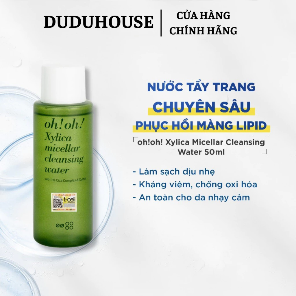 Nước Tẩy Trang Oh Oh Xylica Micellar Cleansing Water Minisize 50ml