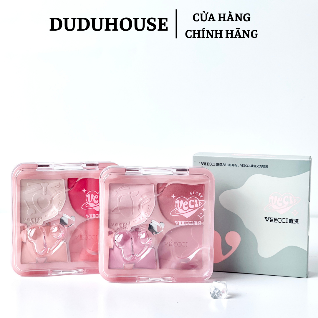 Phấn Má Veecci 4 Ô #D00
