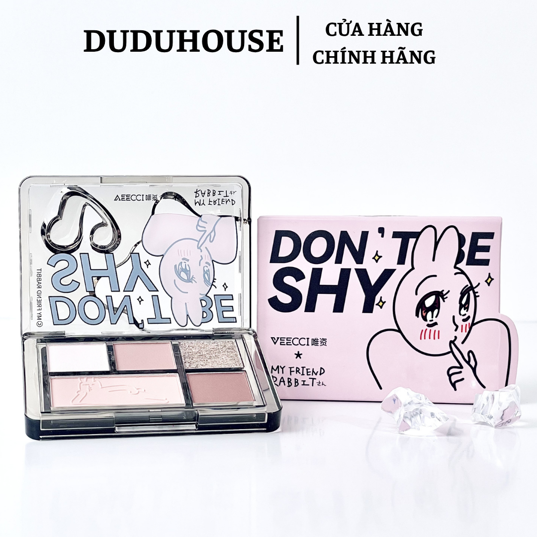 Phấn Mắt Veecci 5 Ô Hoa Hồng E01