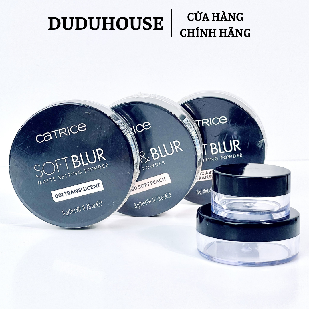 Phấn Phủ Bột Catrice Soft Blur #002 Absolute Translucent Fullsize 8g