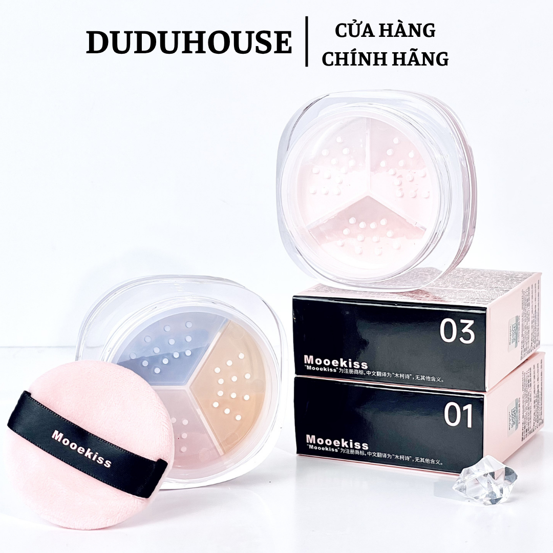 Phấn Phủ Bột Mooekiss 7.5g Tone 03