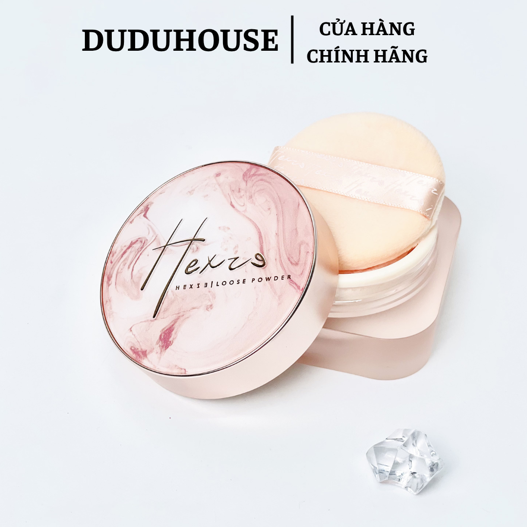 Phấn Phủ Hexze Dạng Bột Mỏng Nhẹ Màu T01 Trắng Sáng Fullsize 7g