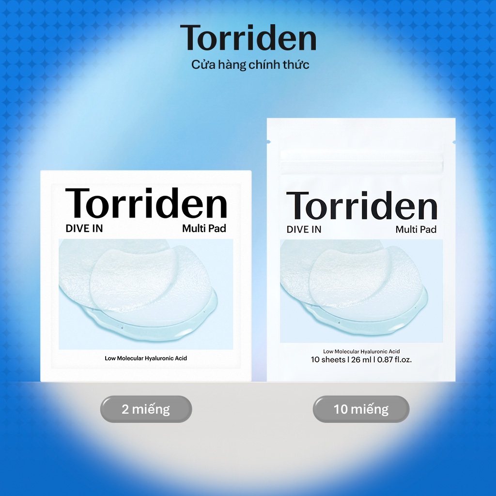 Sample Toner Pad Torriden 10 miếng