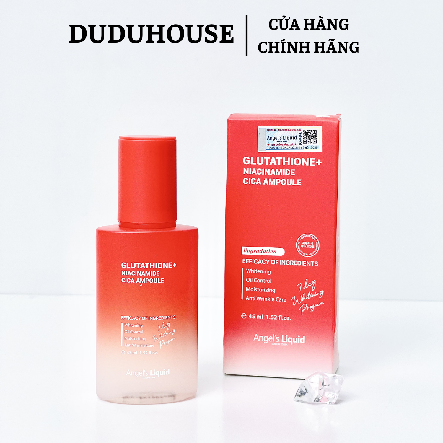 Serum Angel's Liquid Glutathione Plus Niacinamide Cica Fullsize 45ml