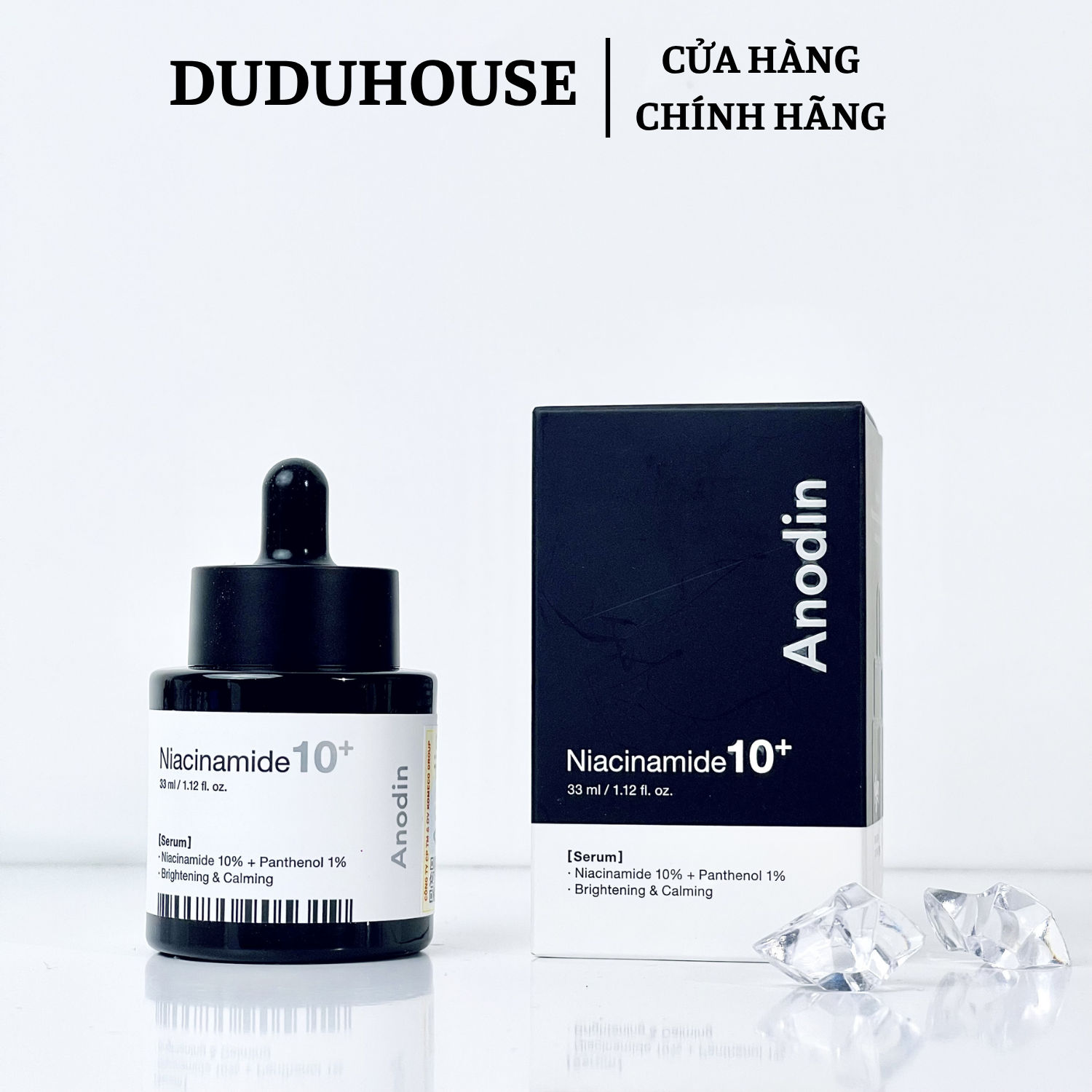 Serum Anodin Nia 10% + Panthenol 1% Fullsize 33ml