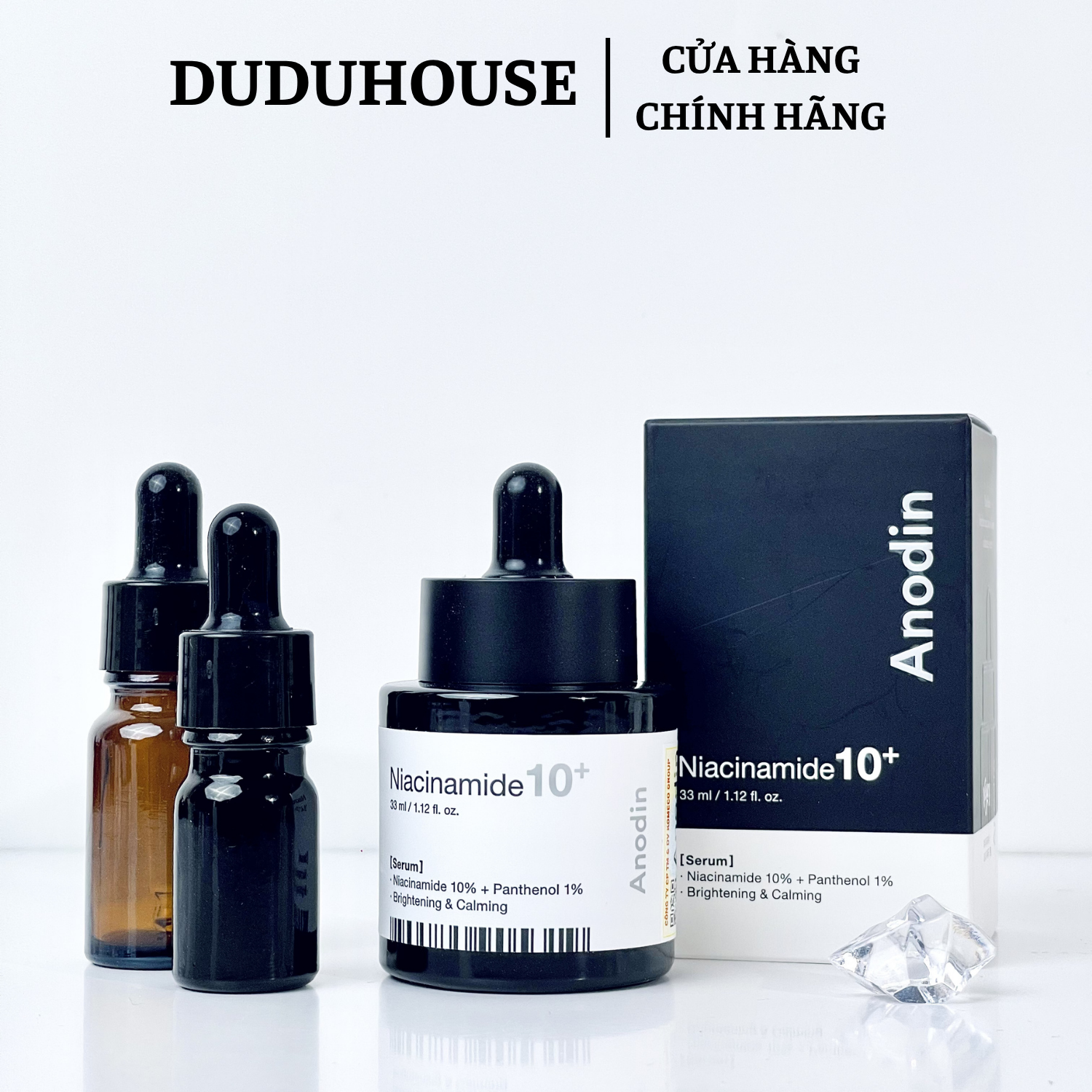 Serum Anodin Nia 10% + Panthenol 1% Mẫu Thử 10ml