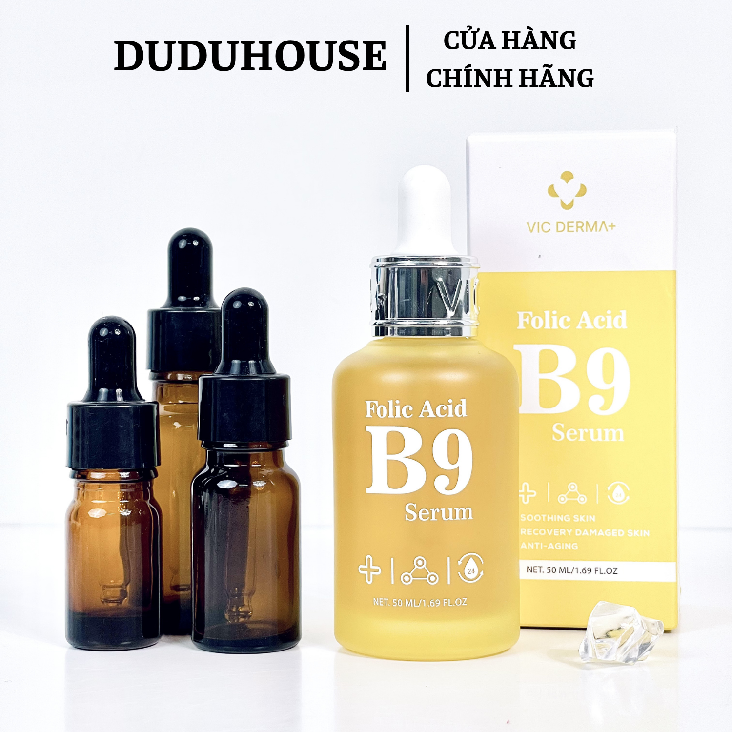 Serum B9 Vic Derma Folic Acid Mẫu Thử 10ml