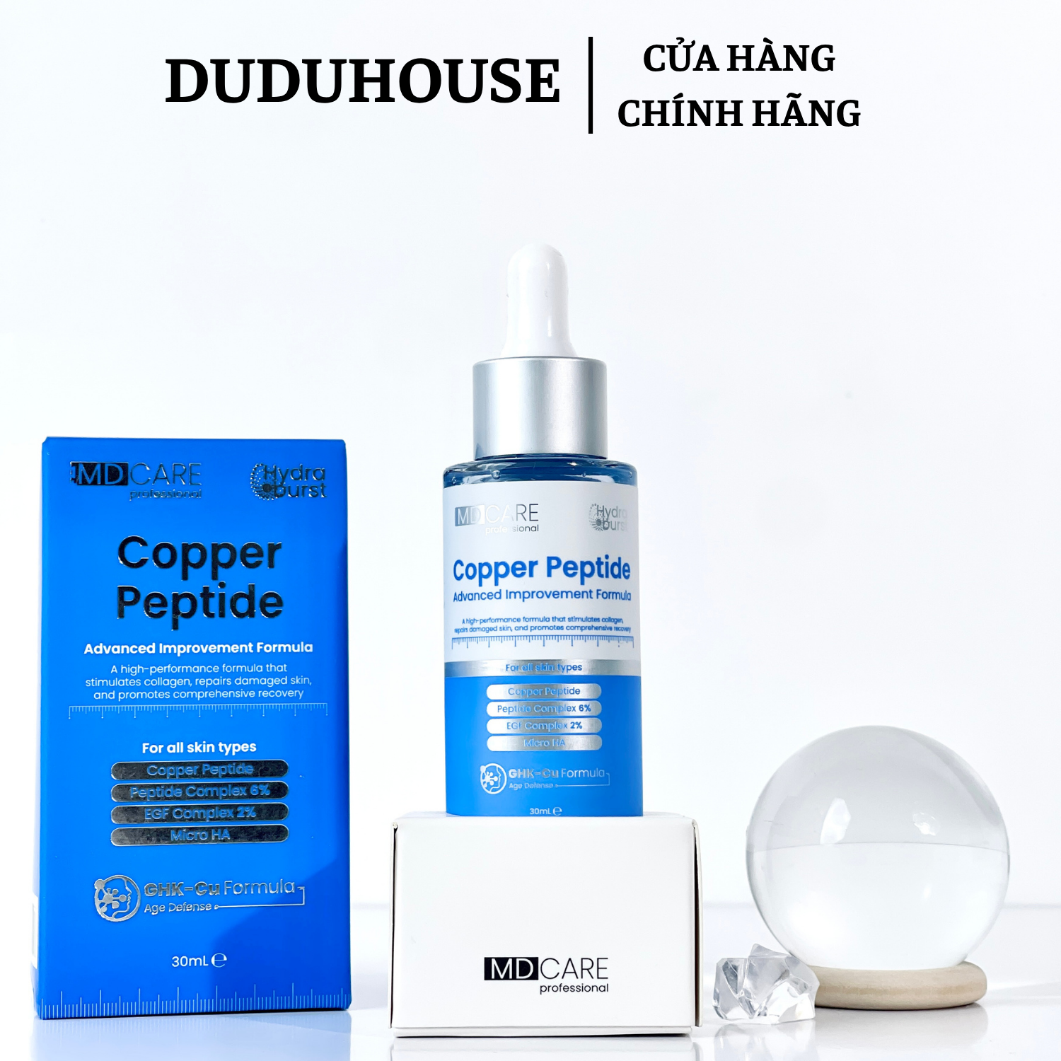 Serum Chống Lão Hóa MDCare Copper Peptide Fullsize 30ml