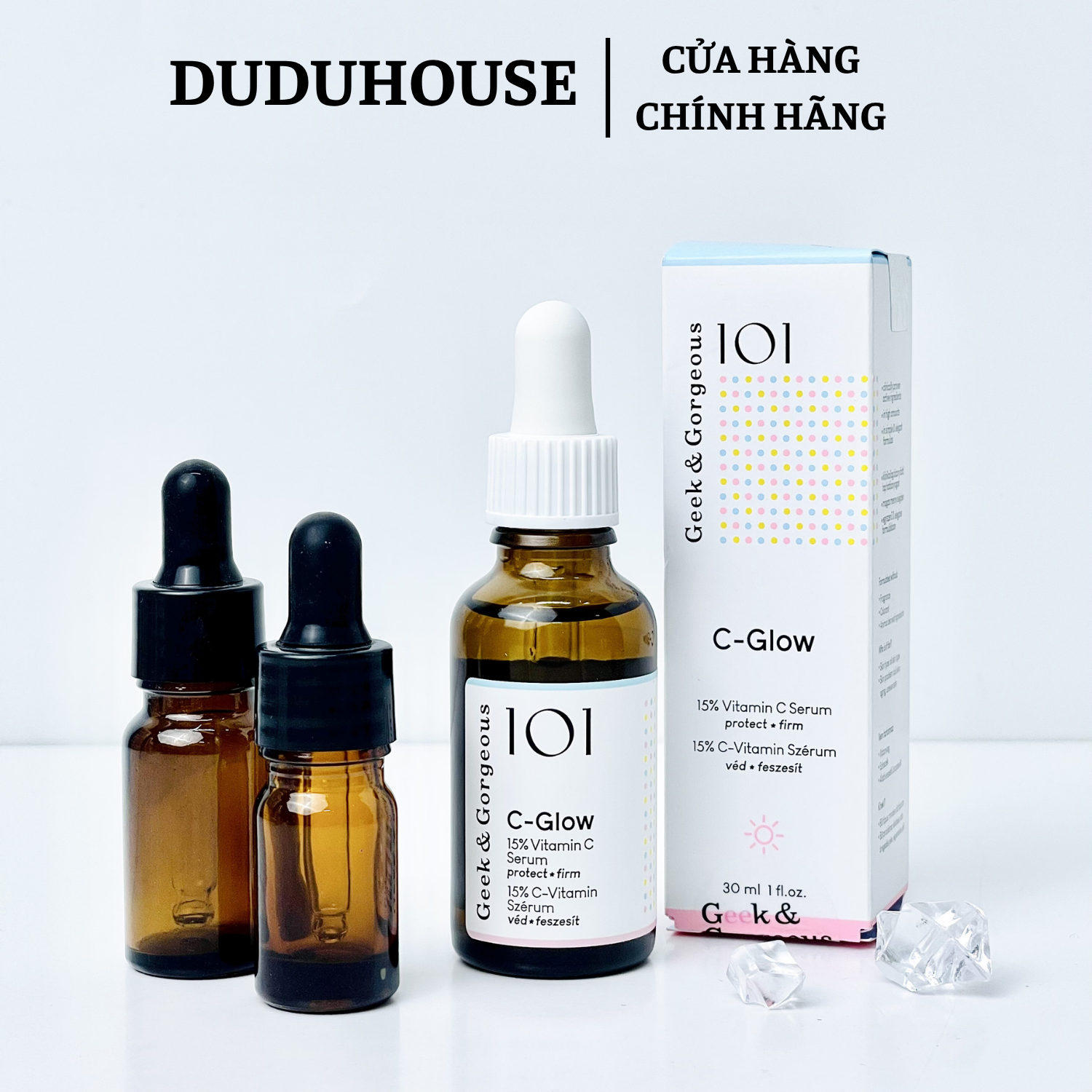 Serum Geek & Gorgeous C-Glow 15% Vitamin C Mẫu Thử 5ml