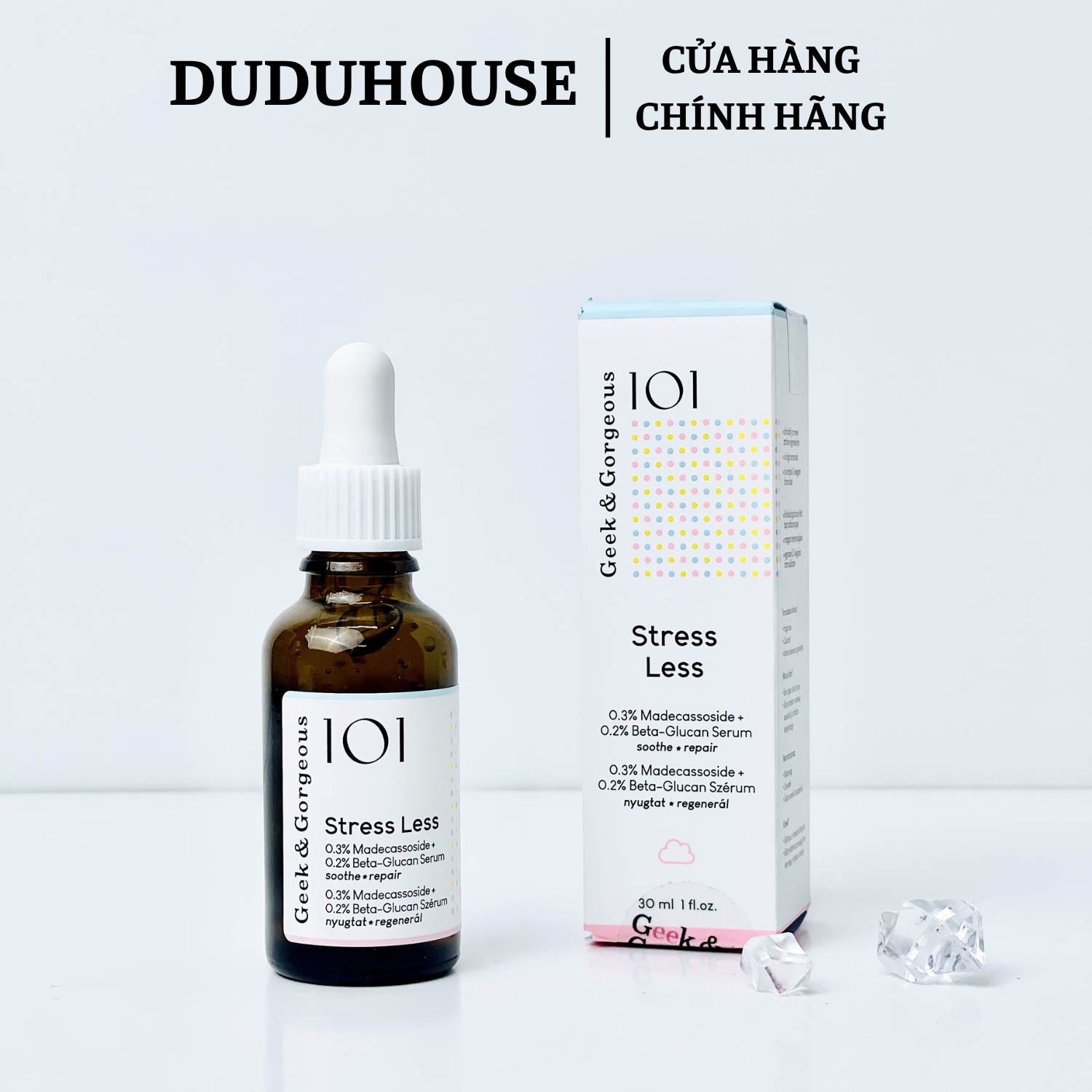 Serum Geek & Gorgeous Stress Less Fullsize 30ml