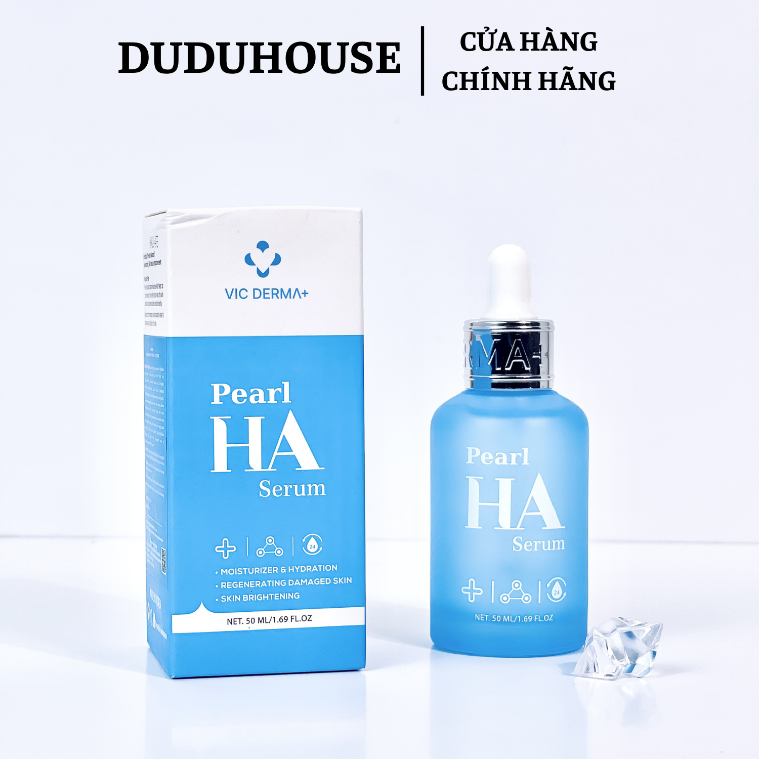 Serum HA Vic Derma Pearl Fullsize 50ml