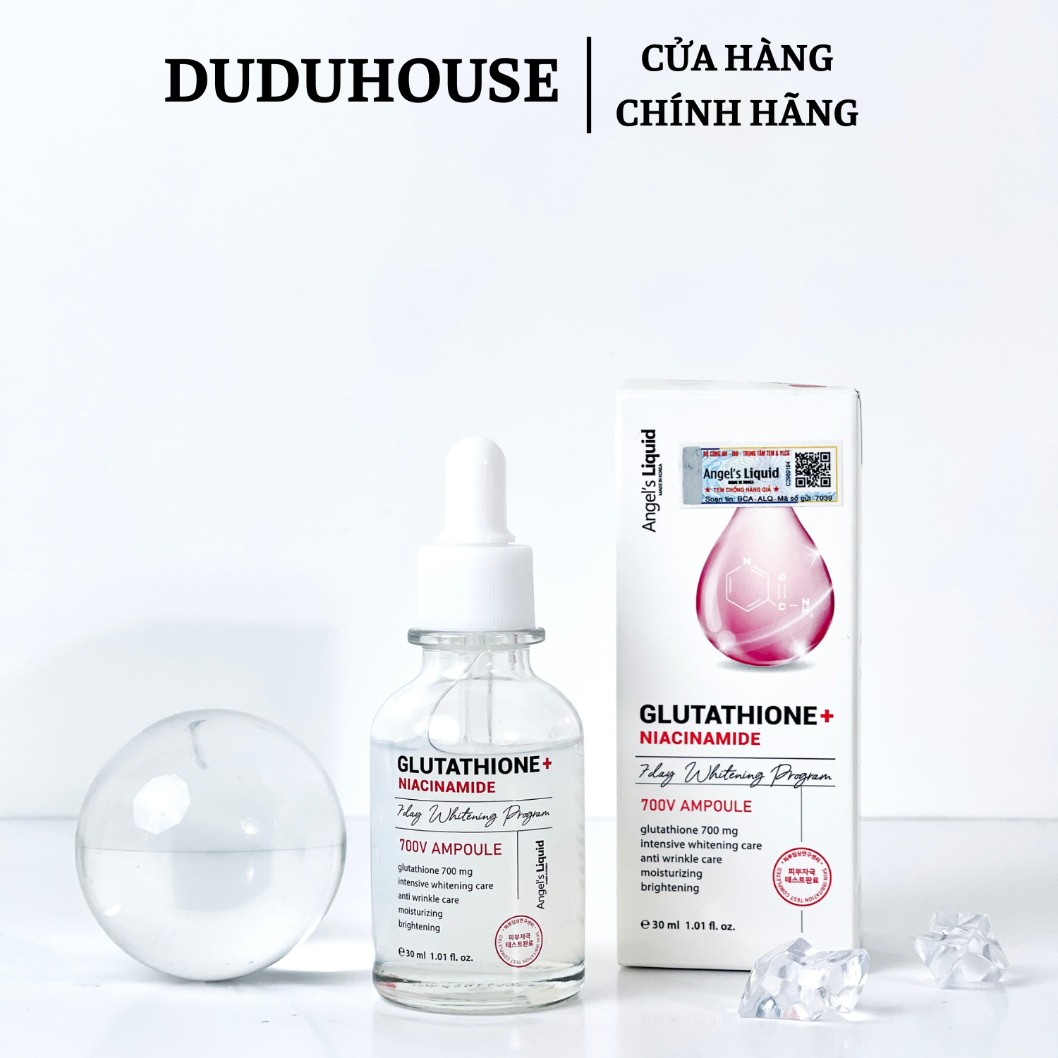 Serum Huyết Thanh 7Day Angel's Liquid Niacinamide Fullsize 60ml