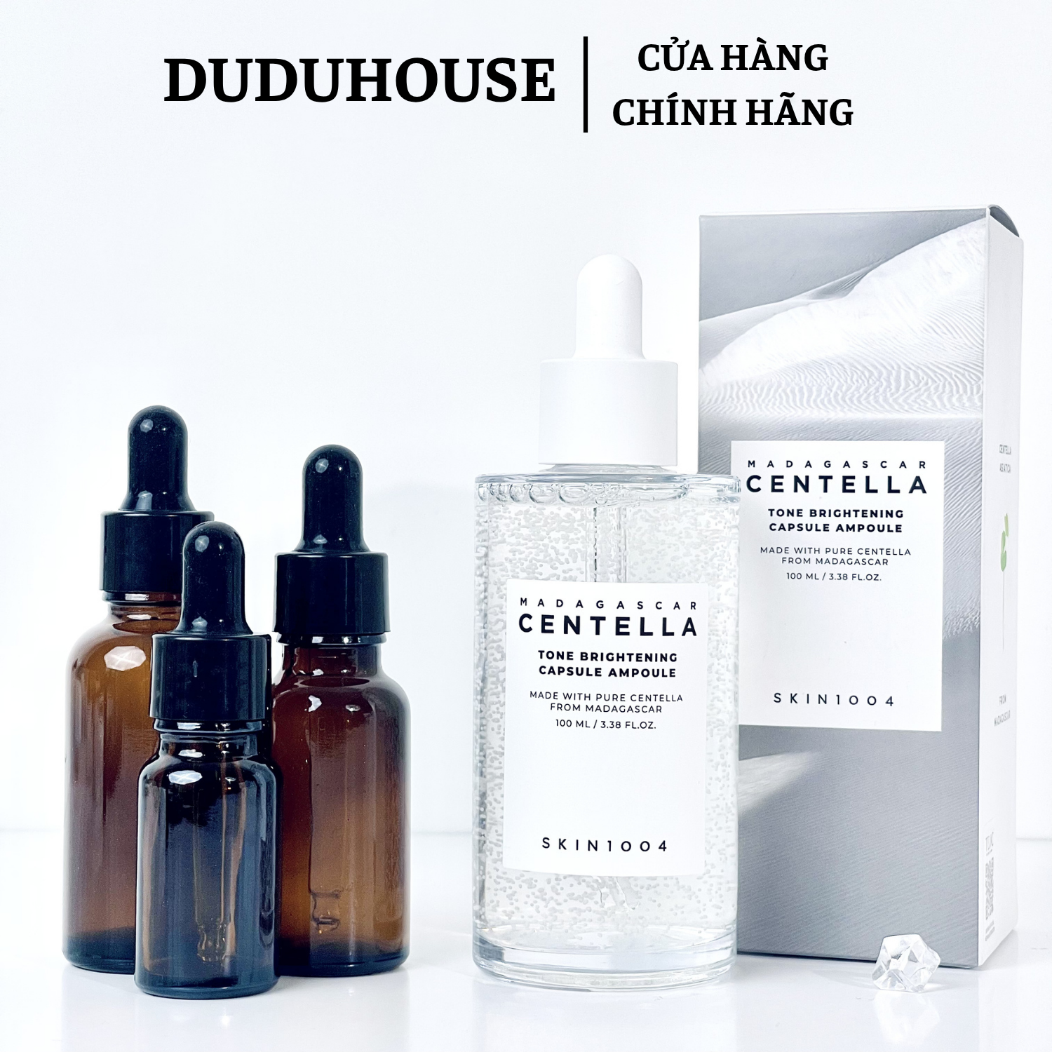 Serum Rau Má Skin1004 Trắng Brightening Mẫu Thử 10ml